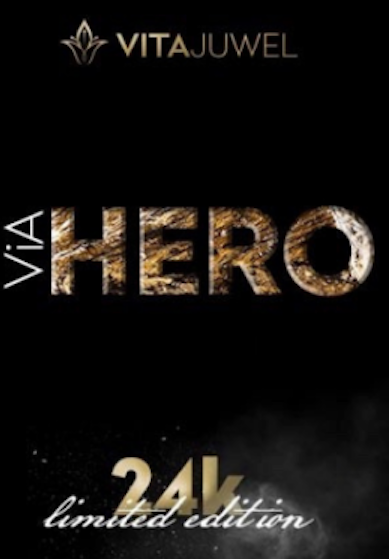 VitaJuwel ViA! Drinkfles en #039Hero en #039 24k Limited Edition