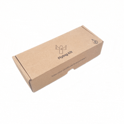 OM Waterfles Flying Gratitude kit