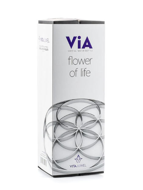 VitaJuwel ViA! Drinkfles en #039Flower of Life en #039